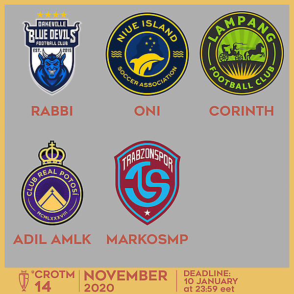 CROTM 14 VOTING - NOVEMBER