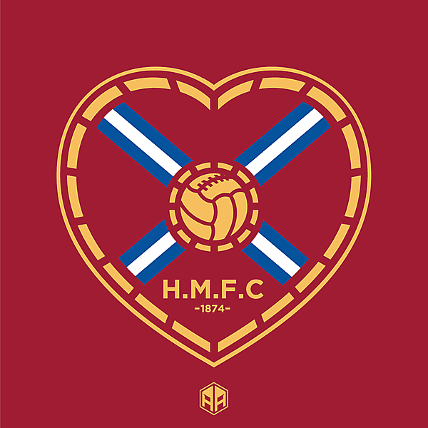 Heart of Midlothian F.C crest redesign