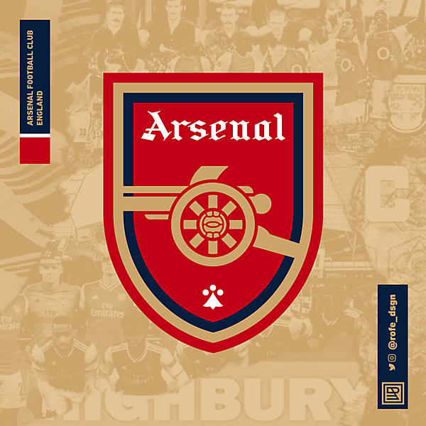 Arsenal Football Club| Rebranding By @rofe_dsgn