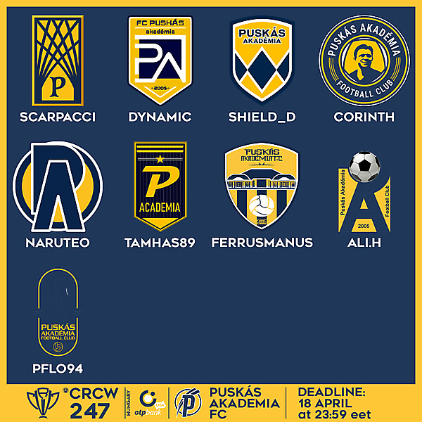 CRCW 247 VOTING - PUSKÁS AKADÉMIA FC