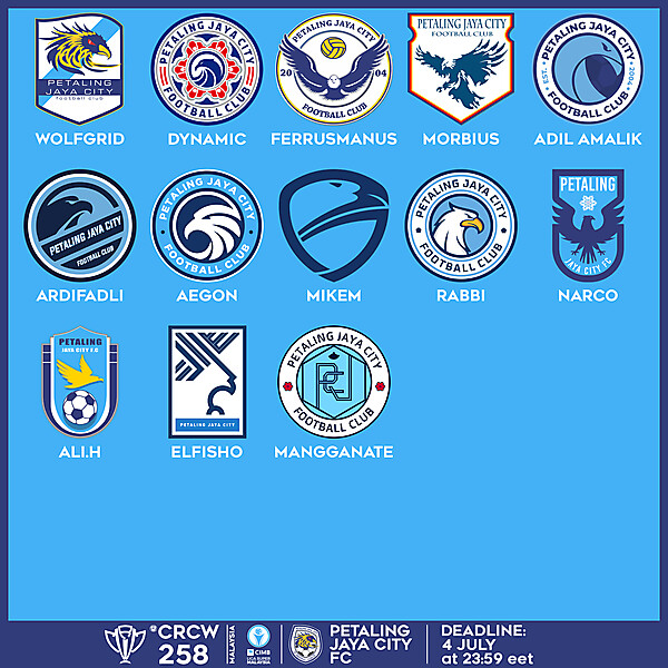 CRCW 258 - VOTING - PETALING JAYA CITY FC