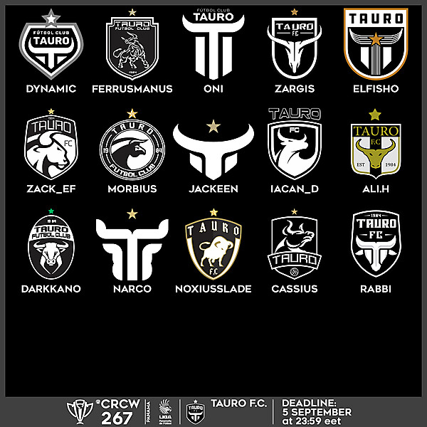 CRCW 267 -  VOTING - TAURO F.C.