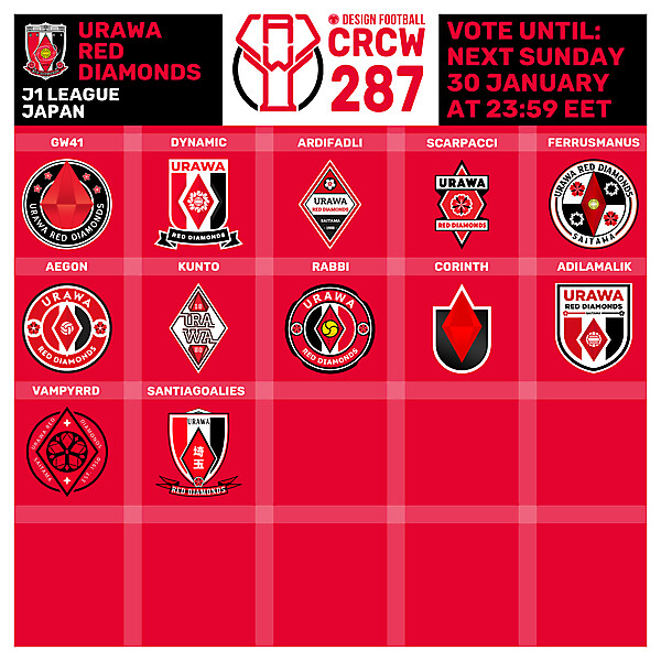 CRCW 287 - VOTING PHASE - URAWA RED DIAMONDS
