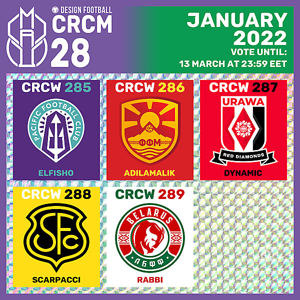 CRCM 28 - VOTING PHASE - JANUARY 2022