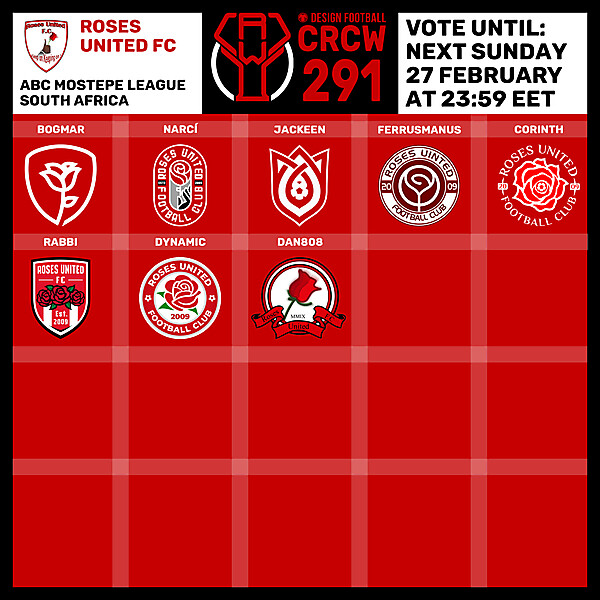 CRCW 291 - VOTING PHASE - ROSES UNITED FC