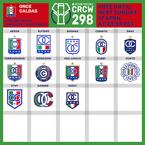 CRCW 298 - VOTING PHASE - ONCE CALDAS