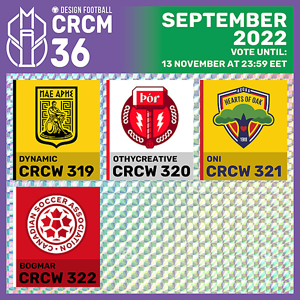 CRCM 36 - VOTING PHASE - SEPTEMBER 2022