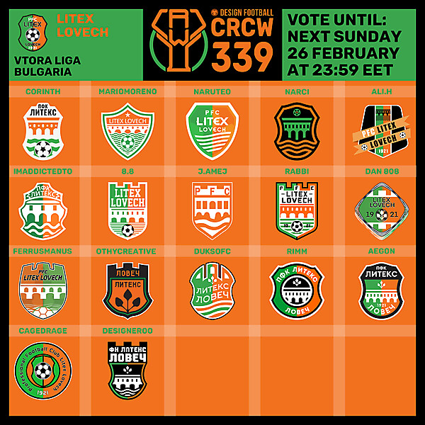 CRCW 339 - VOTING PHASE - LITEX LOVECH