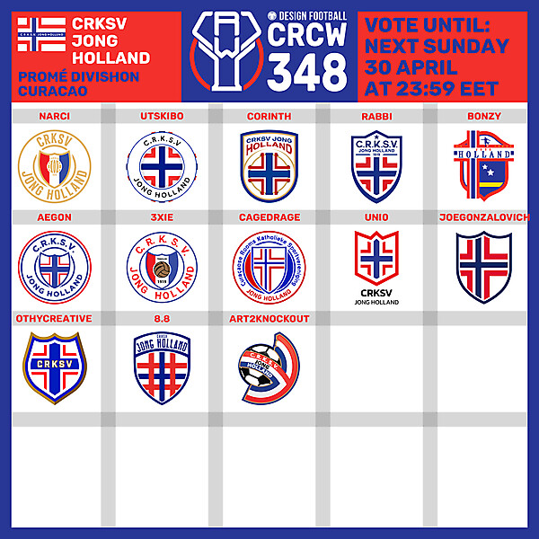 CRCW 348 - VOTING PHASE - CRKSV JONG HOLLAND
