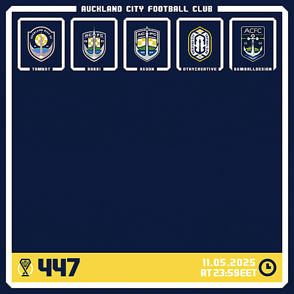 CRCW 447 - VOTING PHASE - AUCKLAND CITY FC