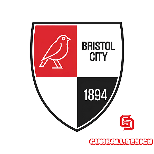 Bristol City logo redesign rebrand 