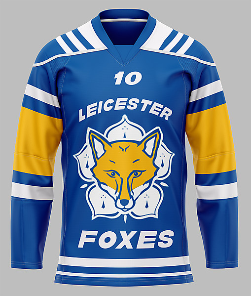 Leicester City FC Ice hockey mashup concept
