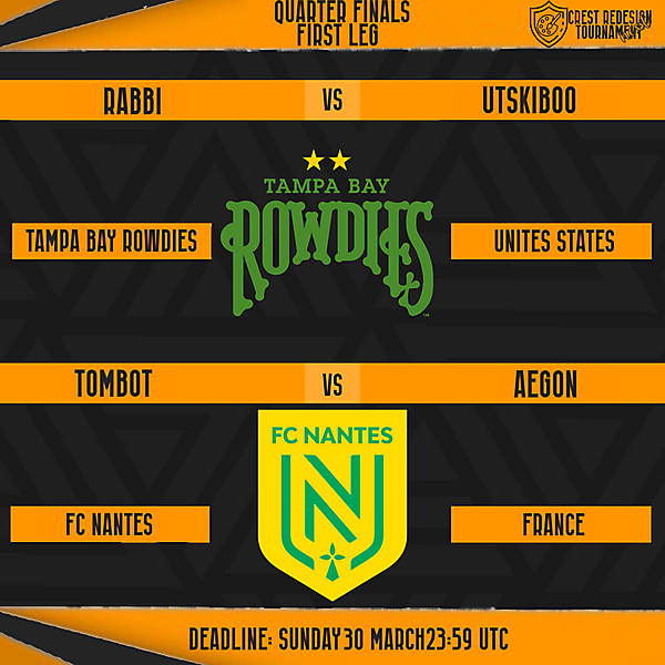 Quarter Finals First Leg 3 & 4