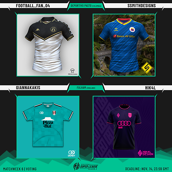 DFSL3 | Matchweek 6 | Voting [2]