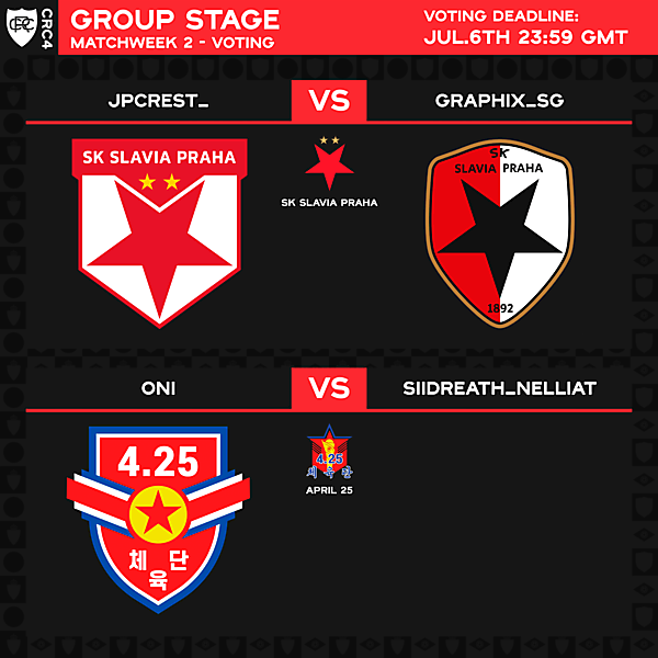 Group A - Matchweek 2 - Voting