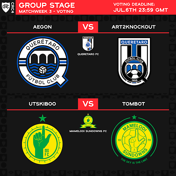 Group E - Matchweek 2 - Voting