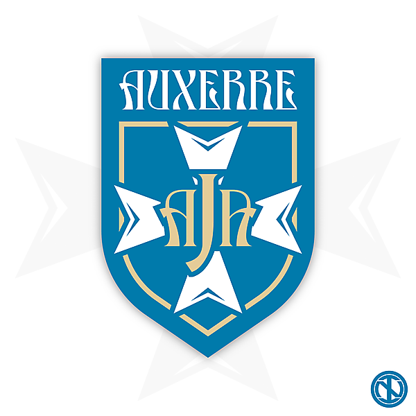 AJ Auxerre | Crest Redesign Concept