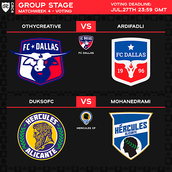 Group C - Matchweek 4 - Voting