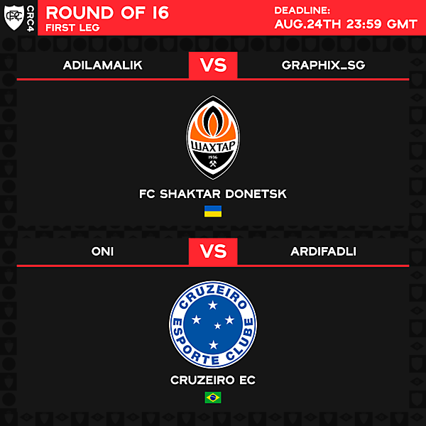 Round of 16 - 1st leg