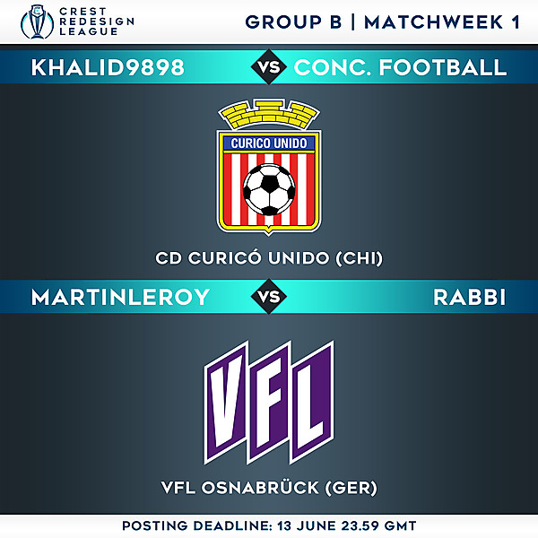 Group B - Matchweek 1