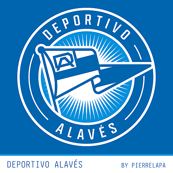 Deportivo Alavés - redesign - banderín