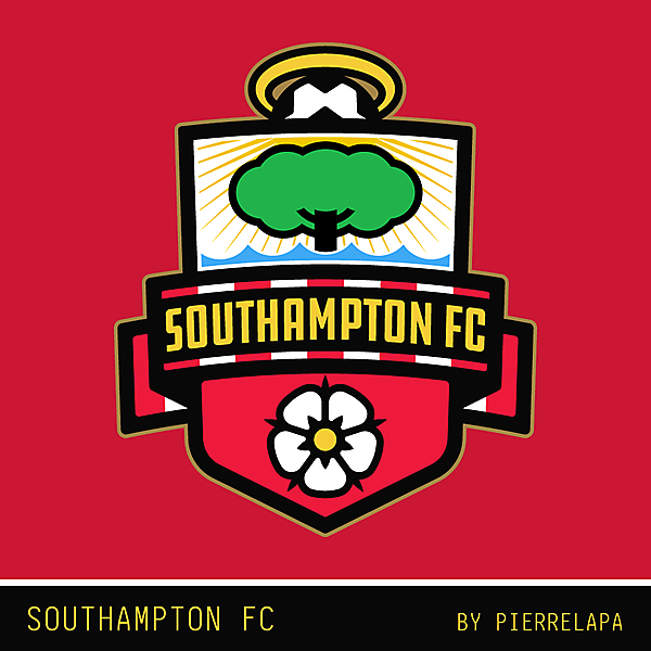 Southampton FC - crest redesign - v2