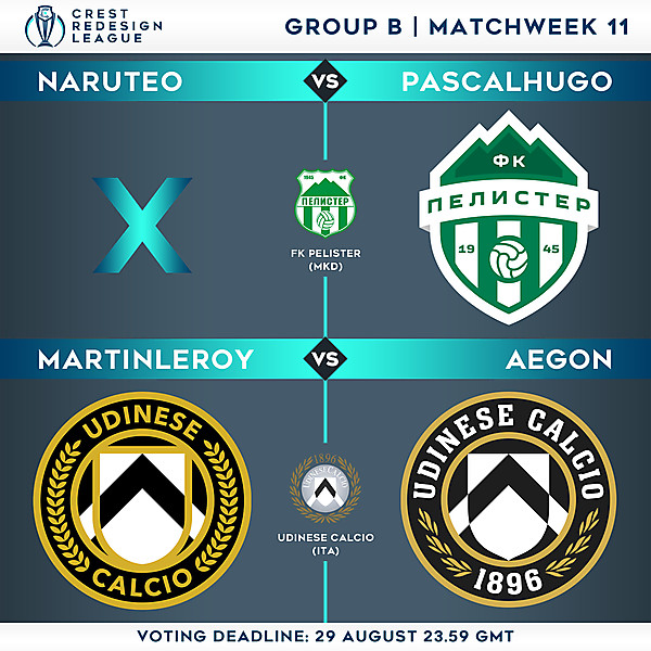 Group B - Matchweek 11 - Voting