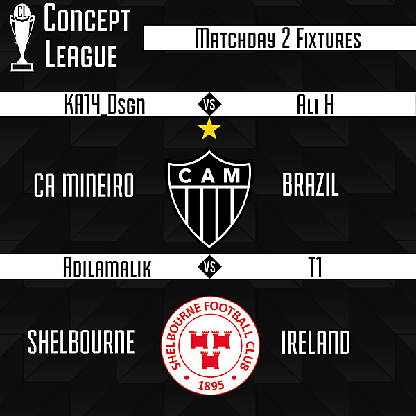 Second League Matchday 2 Fixtures