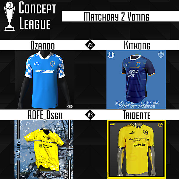 Second League Matchday 2 Voting