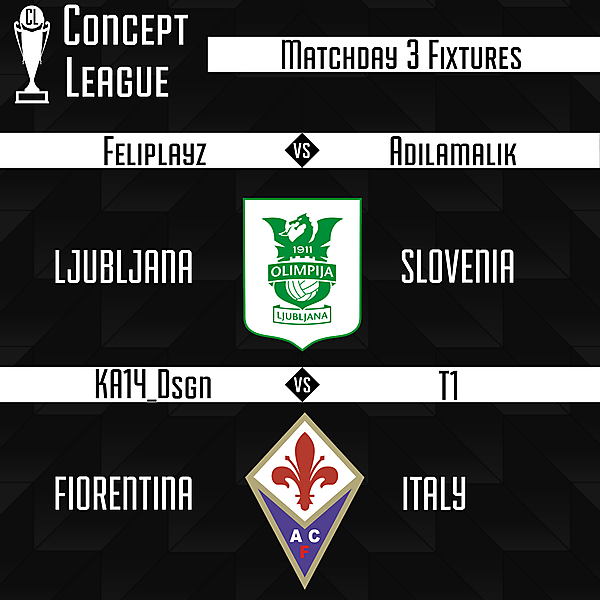 Second League Matchday 3 Fixtures