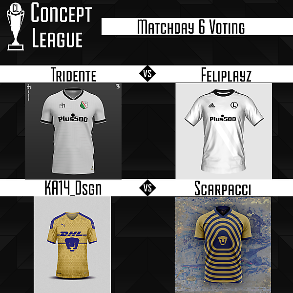 Second League Amended Matchday 6 Voting