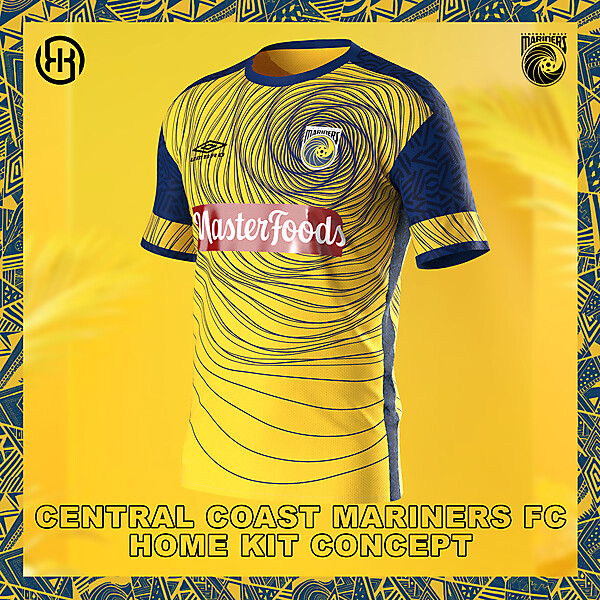 Central Coast Mariners FC | Home kit concept