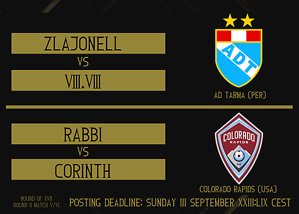 Round of 16 Part II - Matches 5 & 6