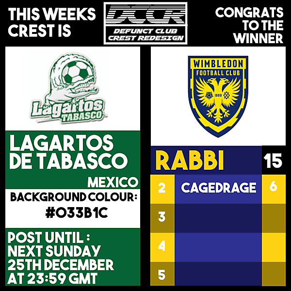 DCCR5 - Lagartos De Tabasco