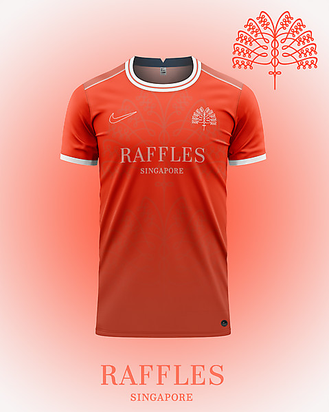 Raffles Hotel concept in Singapore Sling Red.