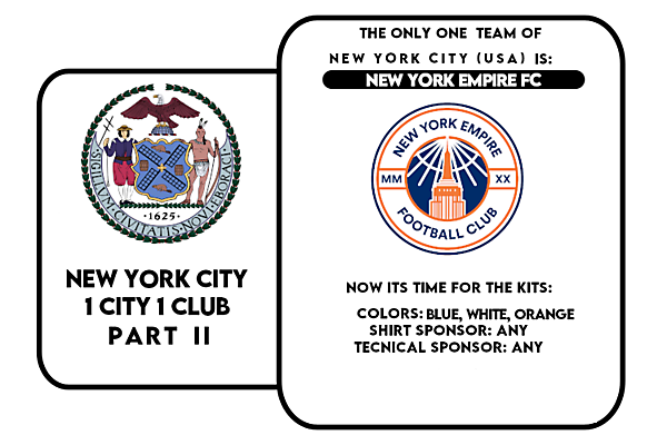 1 CITY 1 CLUB - NEW YORK CITY - PART II - KITS