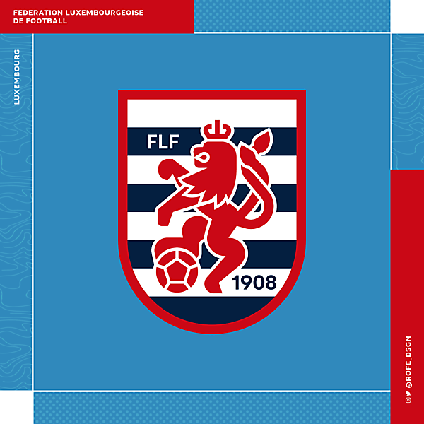 Fédération Luxembourgeois de Football | Rebranding By @rofe_dsgn