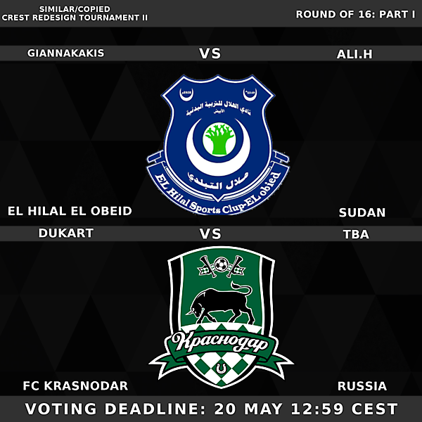 Round of 16 Part I - Matches 7 & 8