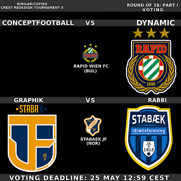Round of 16 Part II - Matches 5 & 6 Voting