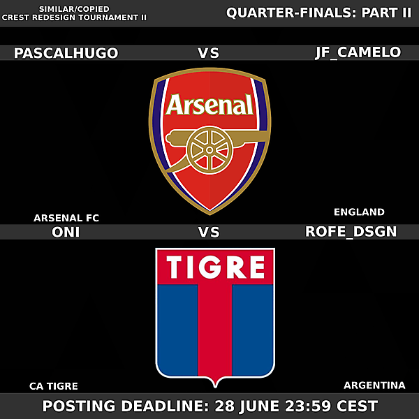 Quarter-finals Part II - Matches 1 & 2 