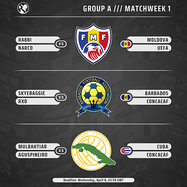 Group A // Week 1 // Matches
