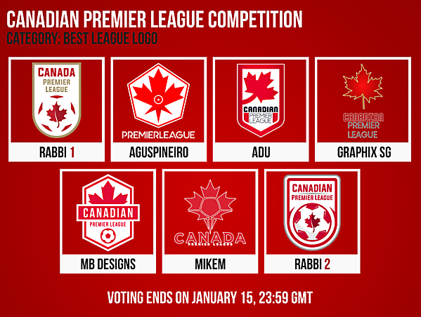 Canadian Premier League - Best Logo Voting