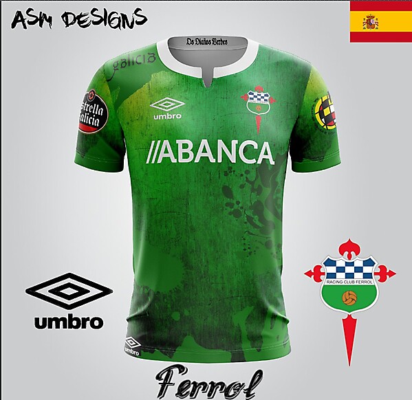 Racing de Ferrol Umbro 2018 Home Kit