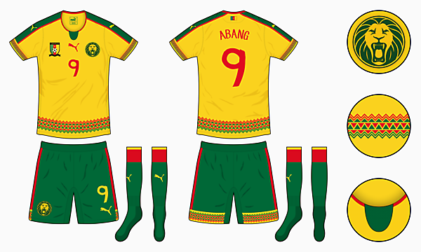 Cameroon Away Kit - Puma