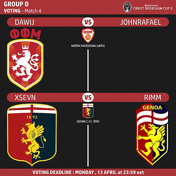 Group D - Voting - Match 4