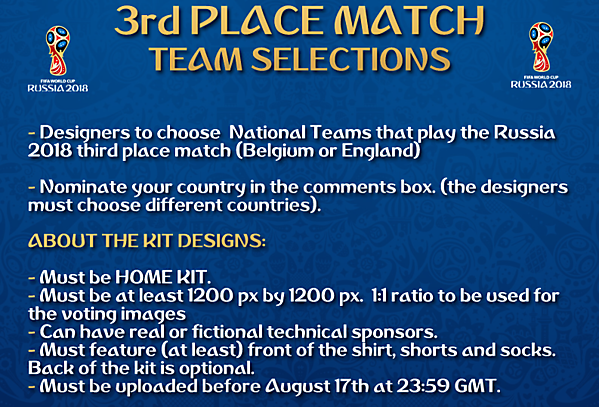[3rd place match] Team Selections