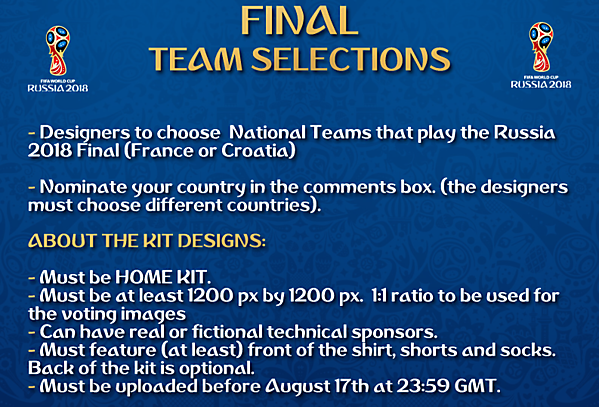 [FINAL] Team Selections
