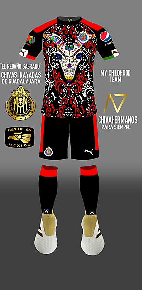 Chivas Rayadas De Guadalajara - Dia De Los Muertos Kit