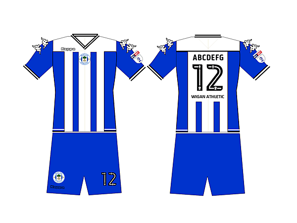 Wigan 2017 Home kit 