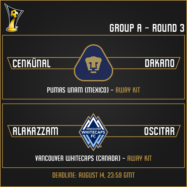 Group A - Week 3 Matches
